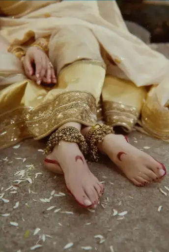 gold anklet